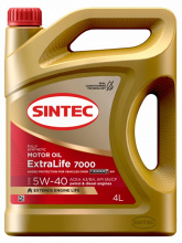 Товар SINTEC ExtraLife 7000 5W-40 A3/B4, 4L