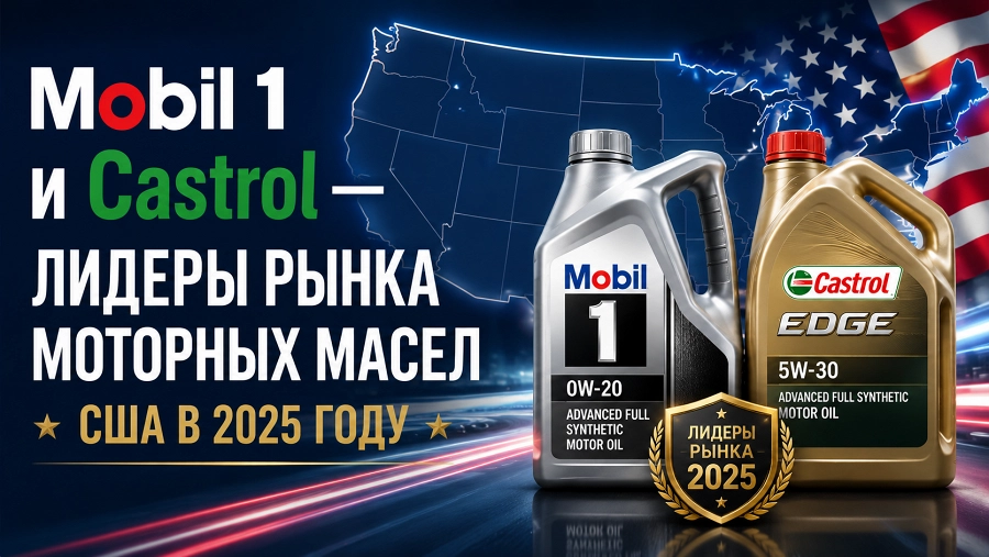 Иллюстрация к статье Mobil 1 и Castrol возглавили рейтинг моторных масел в США