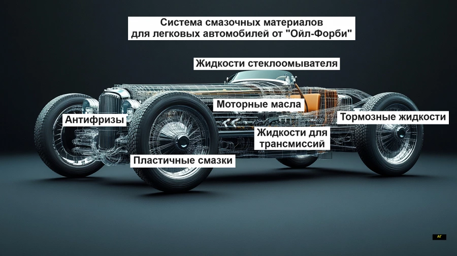 Иллюстрация к статье Система смазочных материалов для легкового автомобиля от Ойл-Форби