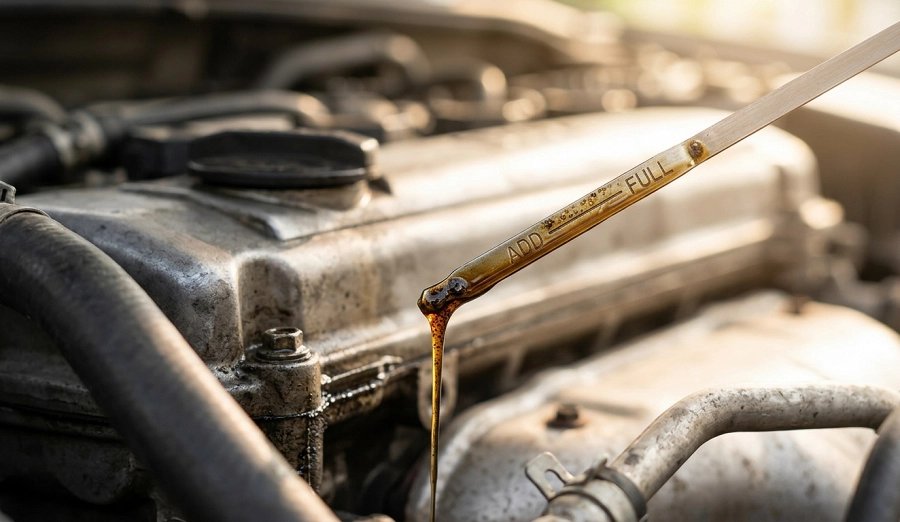 Иллюстрация к статье Старение моторного масла: полный гид по причинам, признакам и последствиям для двигателя