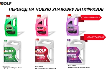 Ребрендинг антифризов ROLF