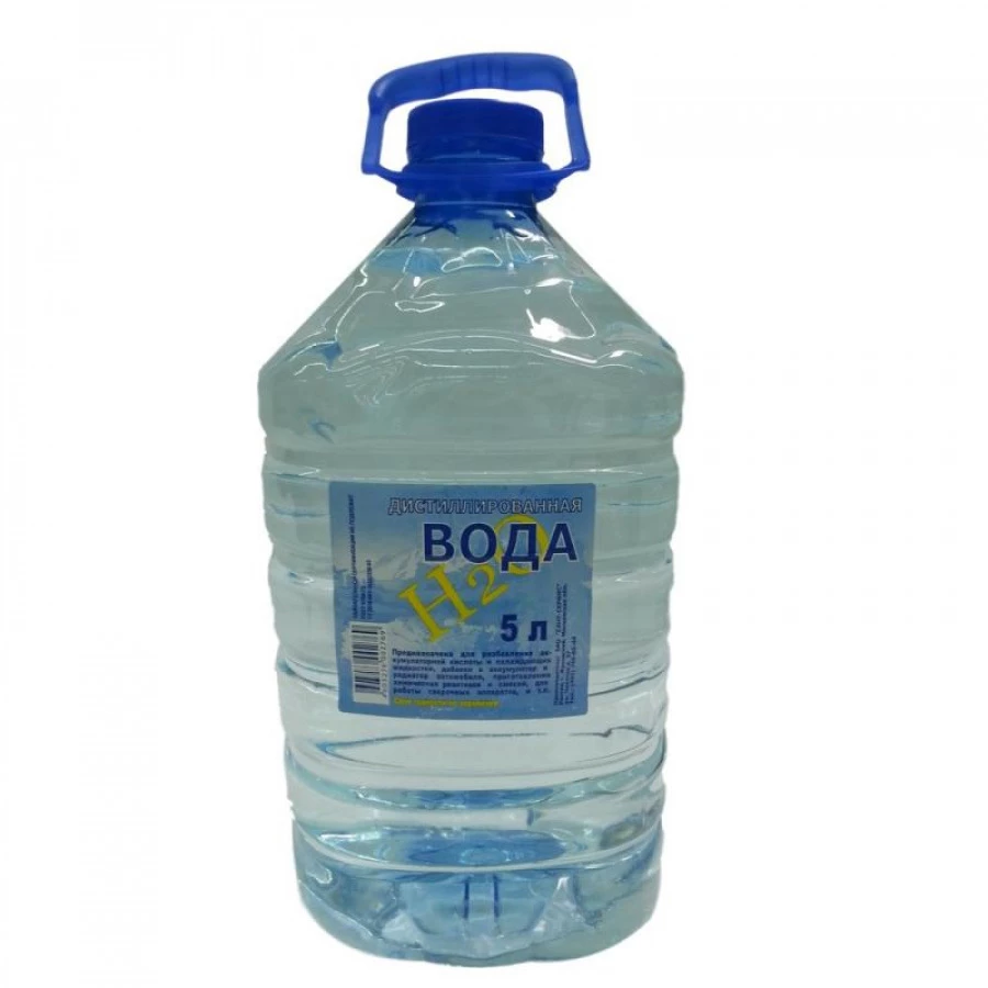 Дистиллированная вода 5 л, артикул Mobil 