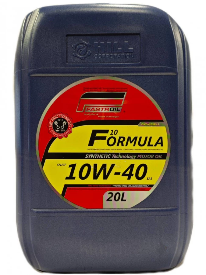 Fastroil Formula F10 10W-40, 20L, артикул Mobil 4870200751714