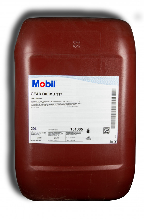 Gear Oil MB 317 20L, артикул Mobil 151005