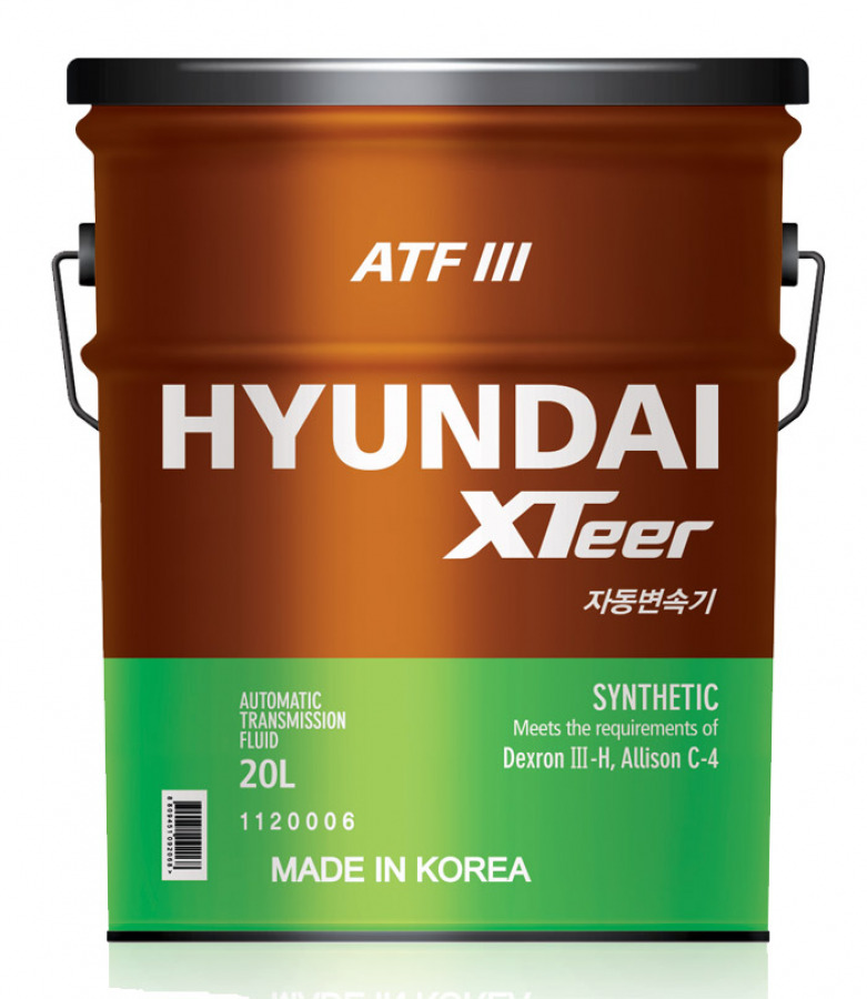HYUNDAI Xteer ATF 3, 20L, артикул Mobil 1120006