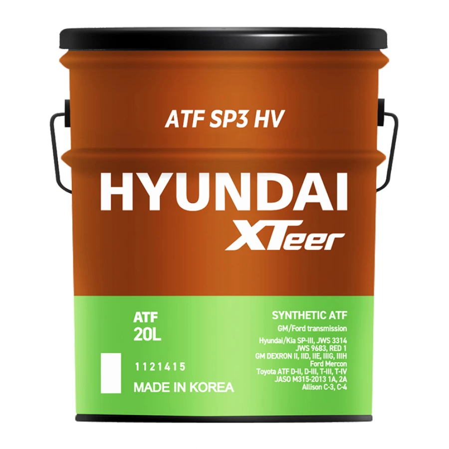 HYUNDAI Xteer ATF 3 HP 20L, артикул Mobil 1120006
