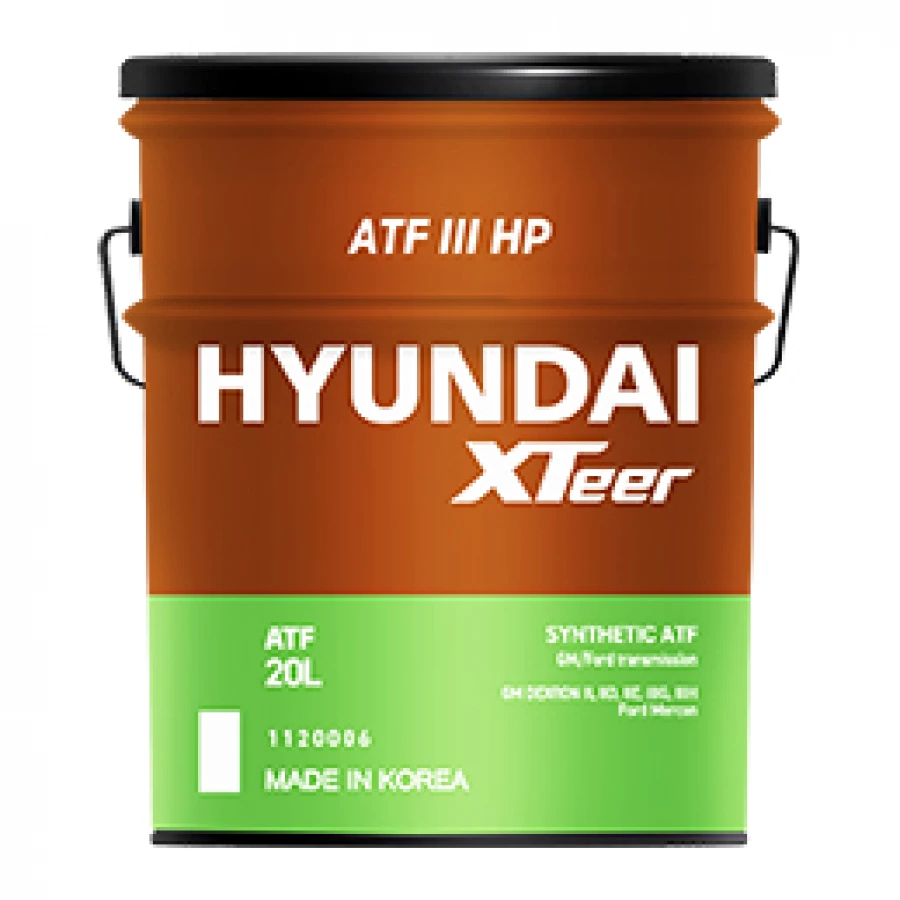 HYUNDAI Xteer ATF 3 HP (NEW) 20L, артикул Mobil 1121006