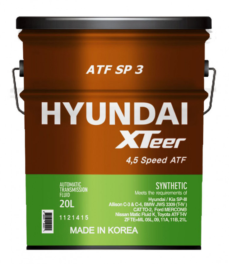 HYUNDAI XTeer ATF SP3 20L, артикул Mobil 1121415