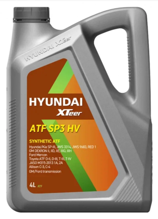 HYUNDAI XTeer ATF SP3 HV, 4L, артикул Mobil 1041415