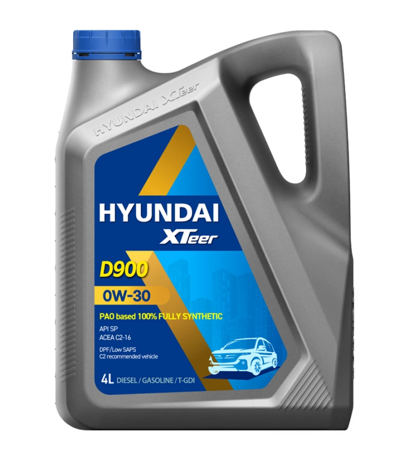 HYUNDAI XTeer D900 C2 0W-30, 4L, артикул Mobil 1041202