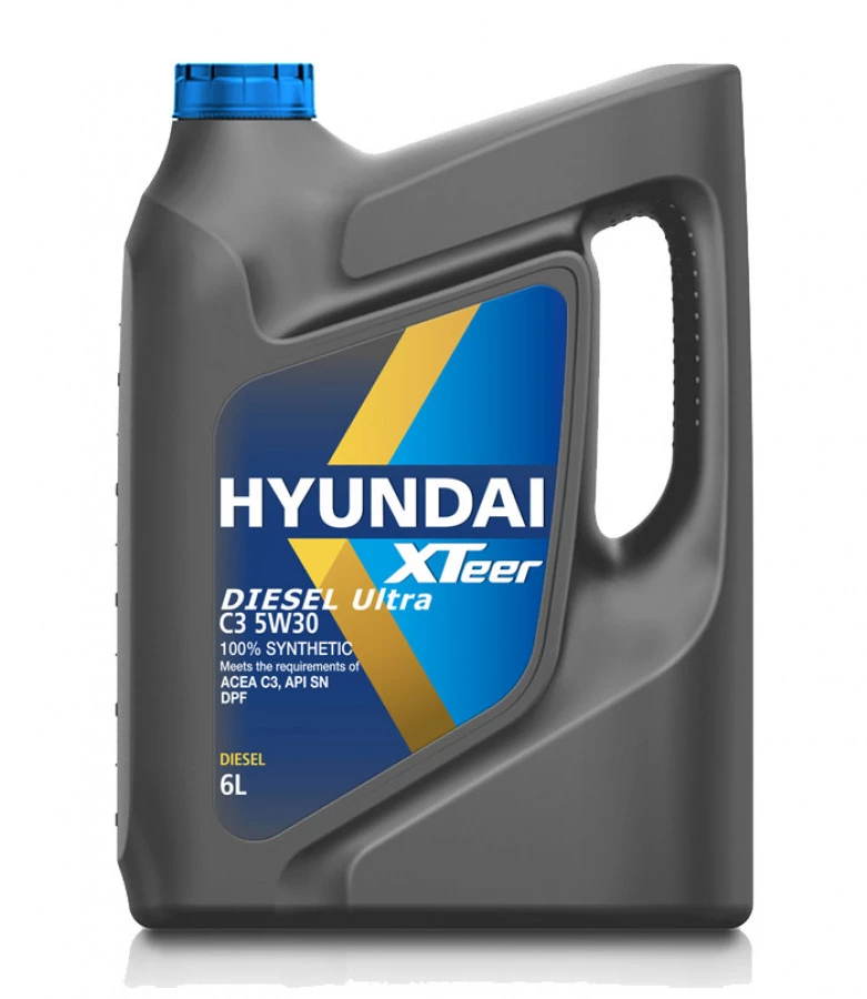 Hyundai XTeer Diesel Ultra C3 5W30 6L, артикул Mobil 1061224