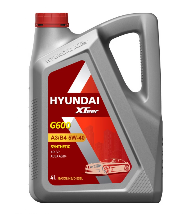 HYUNDAI XTeer G600 A3/B4 5W-40, 4L, артикул Mobil 1047002