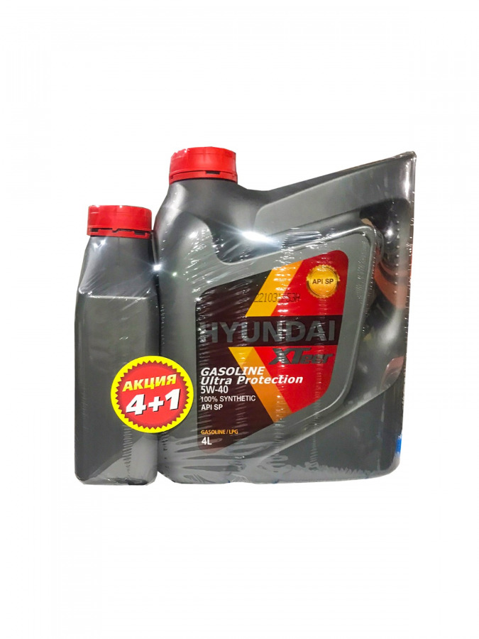 HYUNDAI XTeer Gasoline Ultra Protection 5W40, 1X(4+1)шт, артикул Mobil 1041126A