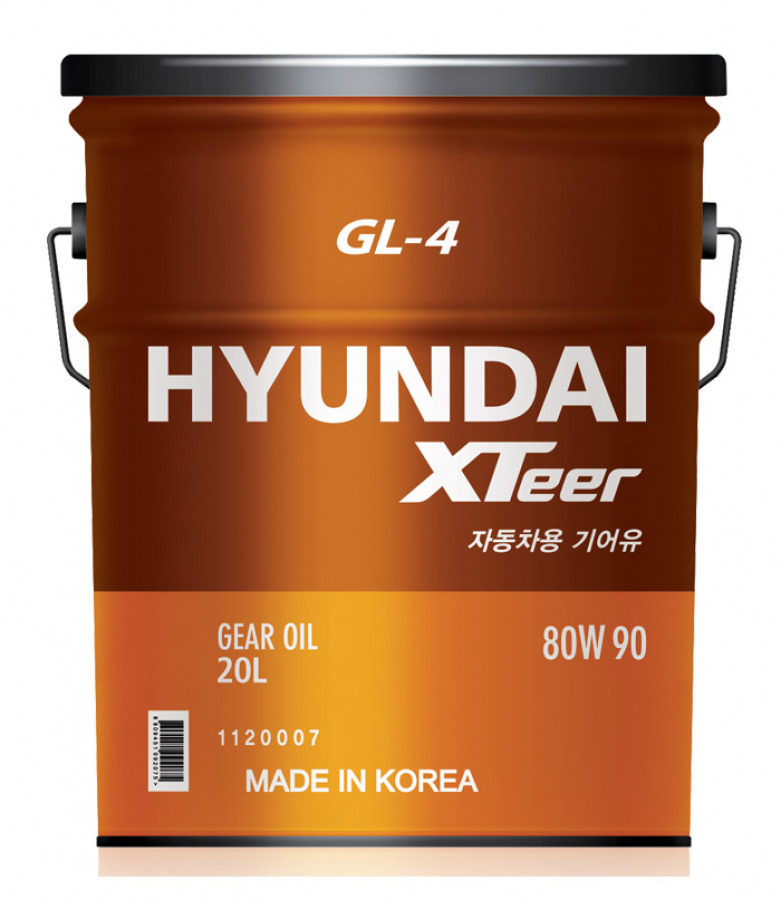 HYUNDAI Xteer Gear Oil-4 80W90, 20L, артикул Mobil 1120007