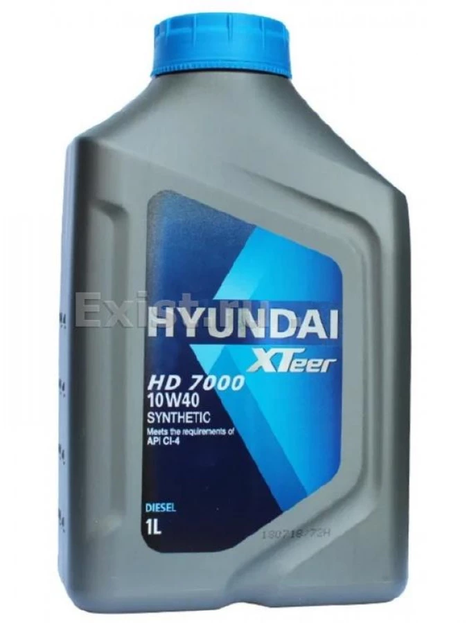 Масло hyundai xteer diesel. Hyundai XTEER Diesel 7000. Масло Hyundai 10w 40 Diesel. Xterr 10w40.