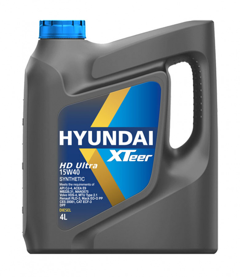 HYUNDAI XTeer HD Ultra 15W40 CJ-4, 4L, артикул Mobil 1041005