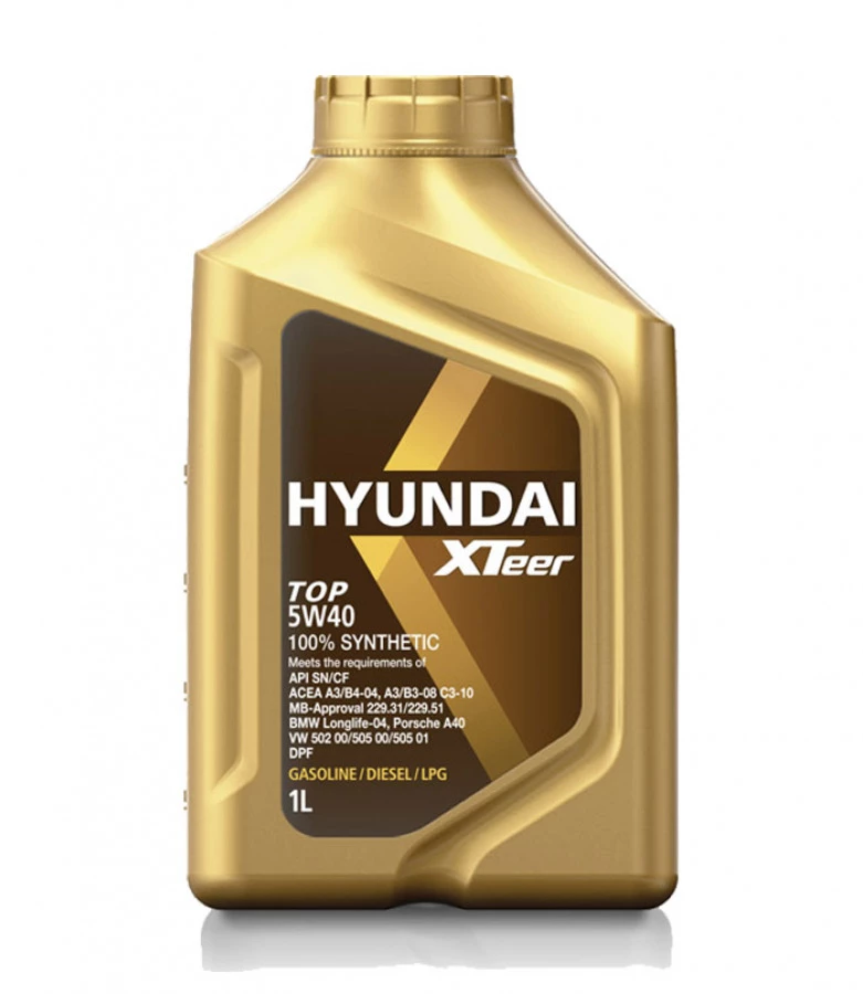 Hyundai XTeer TOP 5W40 1L, артикул Mobil 1011001