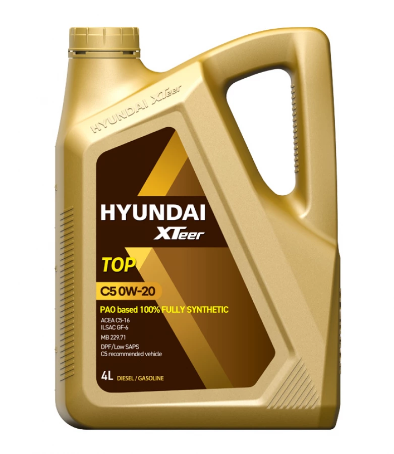 HYUNDAI XTeer TOP C5 0W-20, 4L, артикул Mobil 1041101