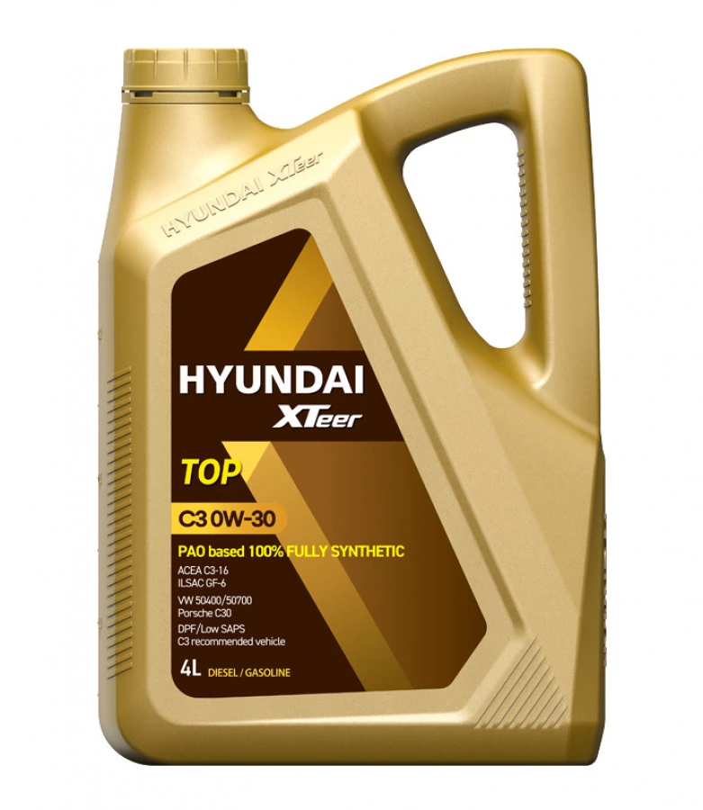 Hyundai XTeer TOP С3 0W-30 (NEW), 4L, артикул Mobil 1041102