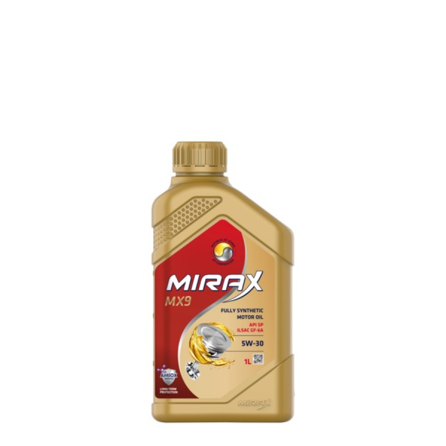 MIRAX MX9 SAE  5W-30 API SP, ILSAC GF 6A, 12X1L, артикул Mobil 607028