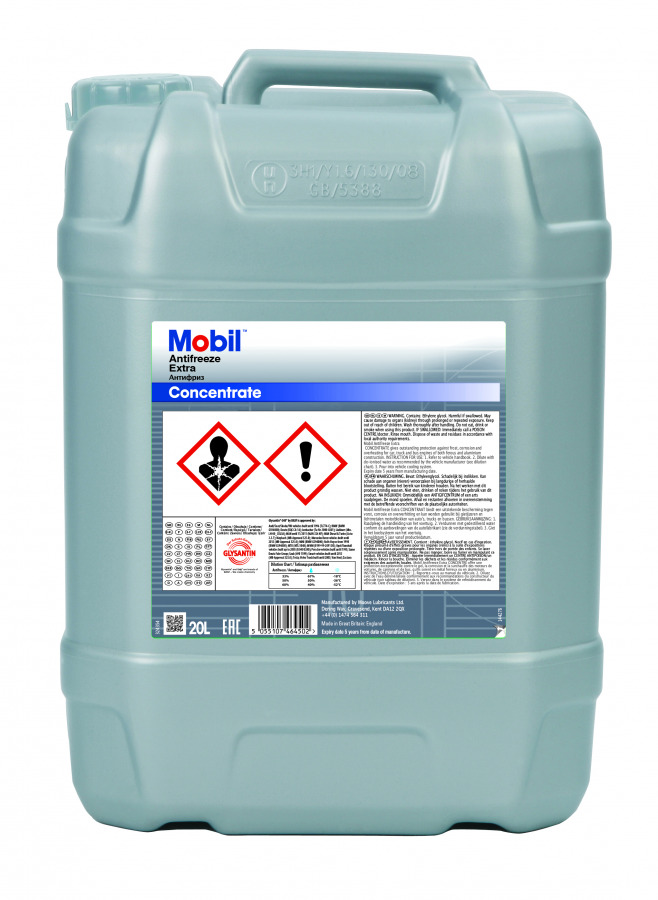 Mobil Antifreeze Extra - Concentrate 20L, артикул Mobil 144276R