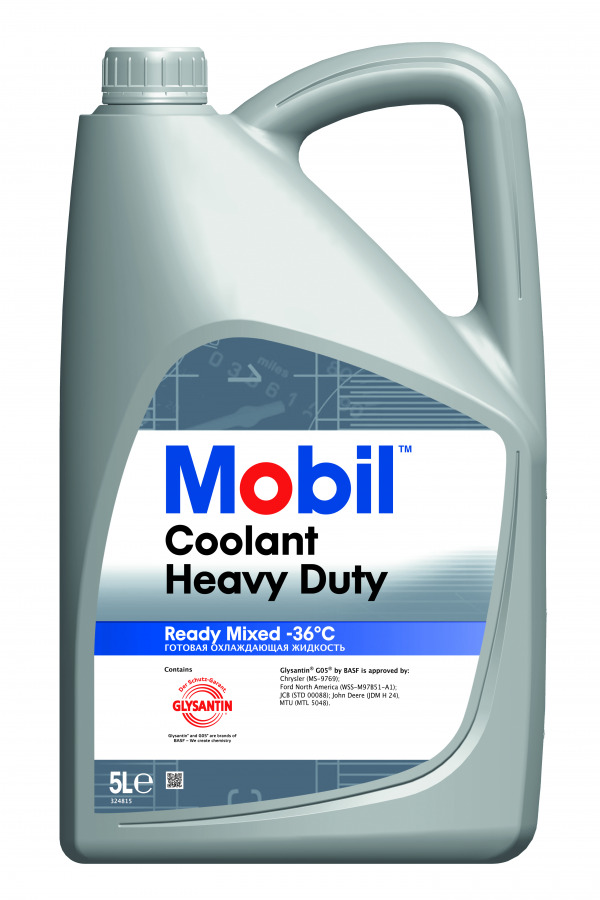 Mobil Coolant Heavy Duty Ready Mixed 5L, артикул Mobil 720943