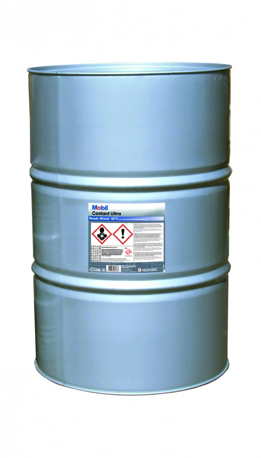 Mobil Coolant Ultra Ready Mixed 208L, артикул Mobil 710934
