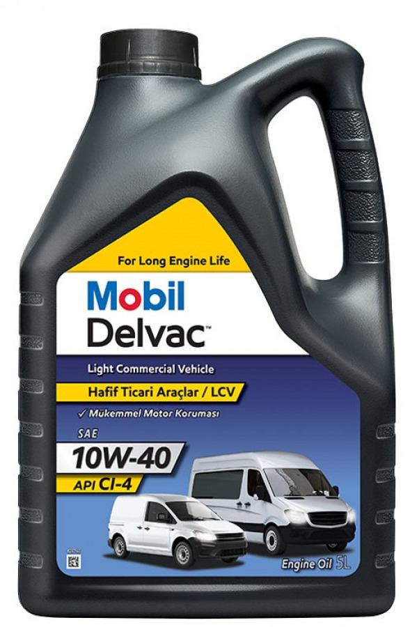 Mobil Delvac Light Commercial Vehicle 10W-40 5L, артикул Mobil 154096
