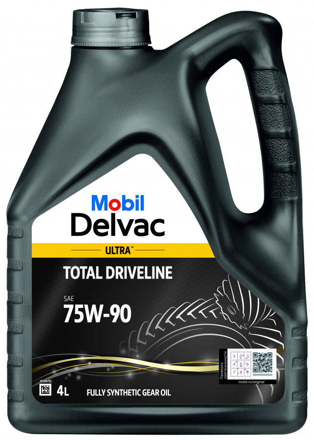 Mobil Delvac Ultra Total Driveline 75W-90 4L, артикул Mobil 155650