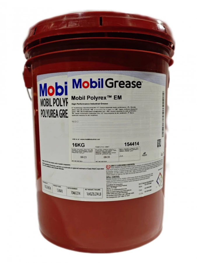 MOBIL POLYREX EM, 16KG, артикул Mobil 154414