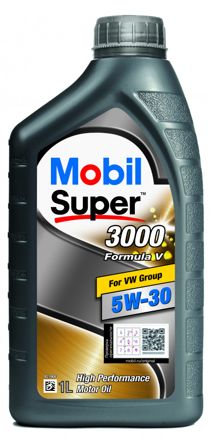 Mobil Super 3000 Formula V 5W-30 1L, артикул Mobil 153454