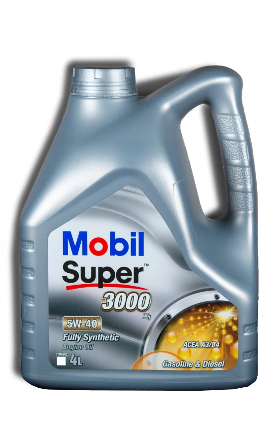 Mobil Super 3000 x1 5W-40 4L, артикул Mobil 150546