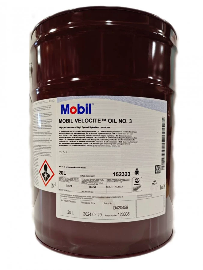MOBIL VELOCITE OIL NO. 3, 20L, артикул Mobil 152323