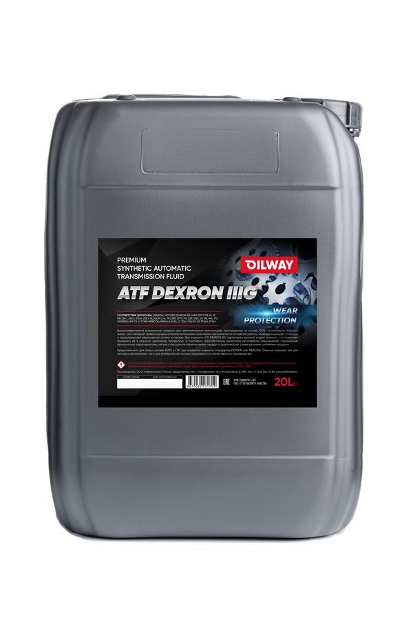 Oilway ATF Dexron IIIG 20L, артикул Mobil 4670030171719