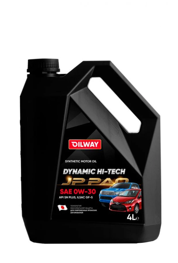 Oilway Dynamic Hi-Tech JP PAO 0W-30 4L, артикул Mobil 4640076019269