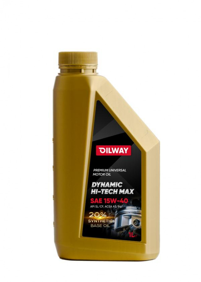 Oilway Dynamic Hi-Tech Max 15W-40 1L, артикул Mobil 4640076011980