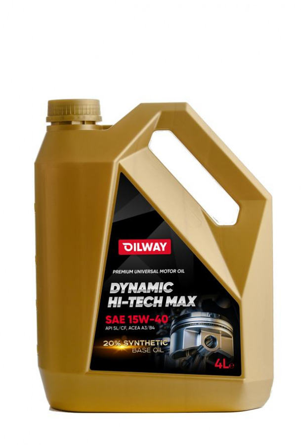 Oilway Dynamic Hi-Tech Max 15W-40 4L, артикул Mobil 4640076012048