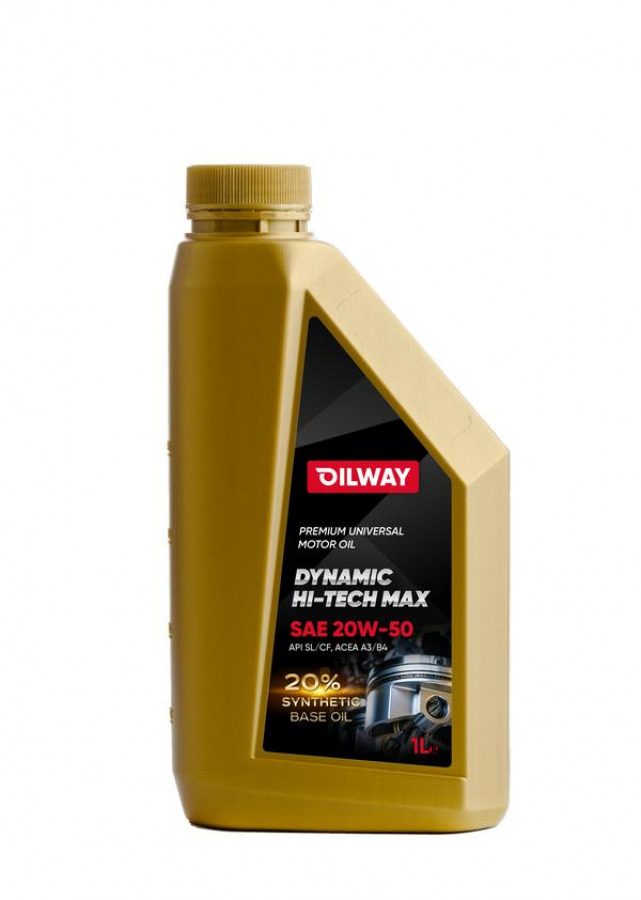 Oilway Dynamic Hi-Tech Max 20W-50 1L, артикул Mobil 4640076017999