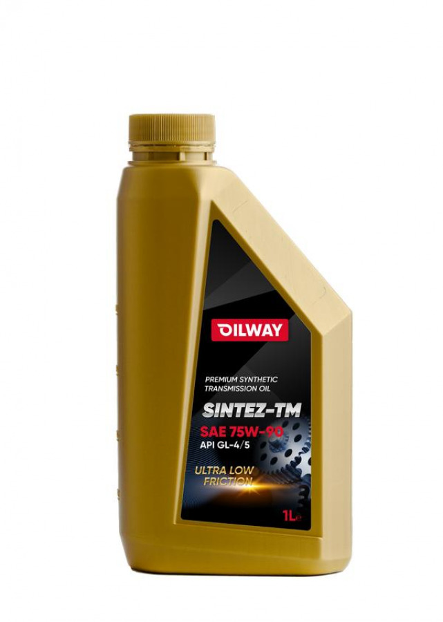Oilway Sintez-TM 75W-90, API GL-4/5 синт, 1L, артикул Mobil 4640076012512