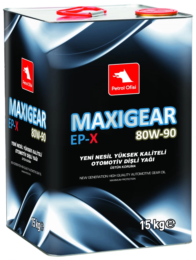 Petrol Ofisi MAXIGEAR EP-X 80W-90,15L, артикул Mobil 400002332