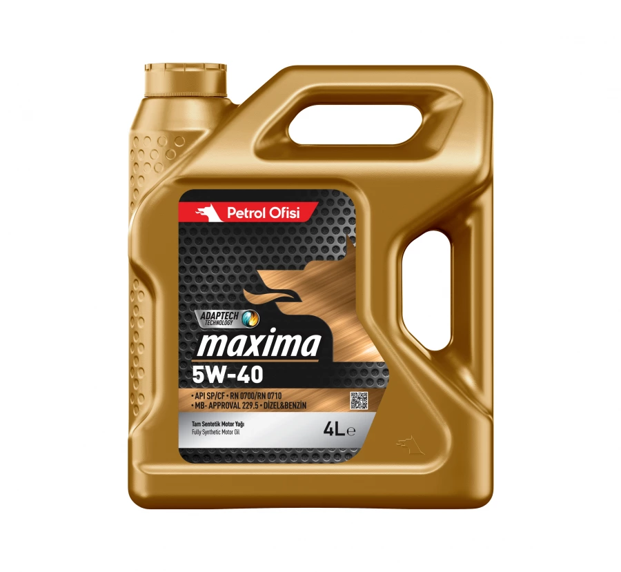 Petrol Ofisi MAXIMA 5W-40, 4L, артикул Mobil 400001316