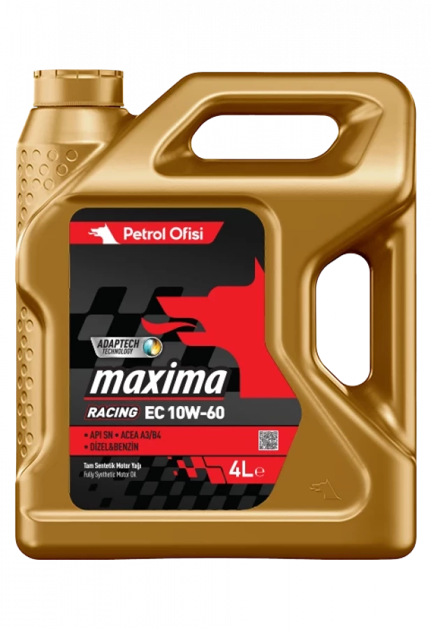Petrol Ofisi MAXIMA RACING EC 10W-60, 4L, артикул Mobil 400002458