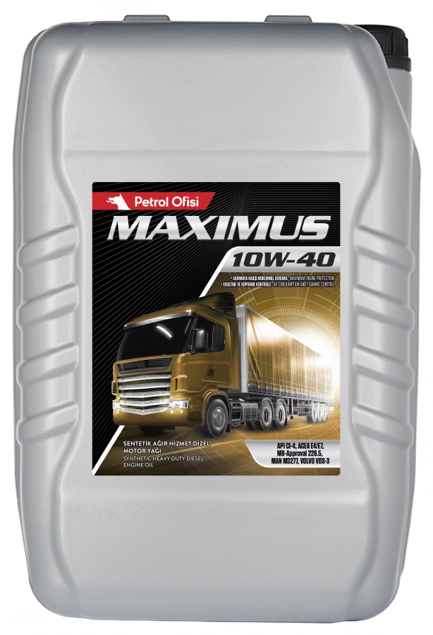 Petrol Ofisi MAXIMUS 10W-40, 20 л., артикул Mobil 400000477