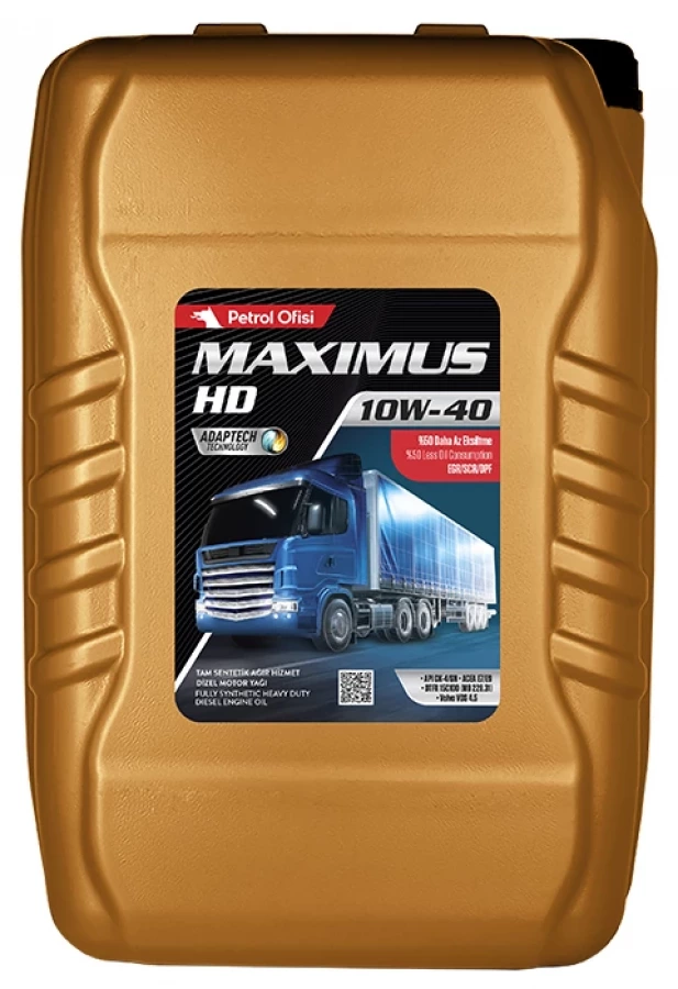 Petrol Ofisi MAXIMUS HD 10W-40,17.5KG/20L, артикул Mobil 400000486
