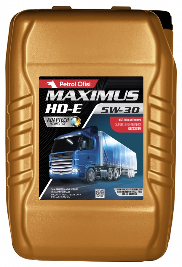 Petrol Ofisi MAXIMUS HD-E 5W-30, 20 л., артикул Mobil 400000494