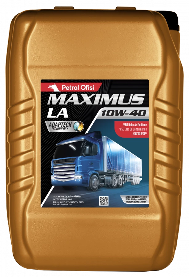 Petrol Ofisi MAXIMUS LA 10W-40, 20 л., артикул Mobil 400000496