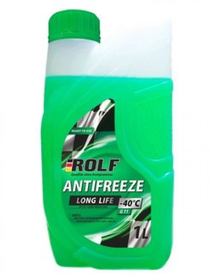 ROLF Antifreeze G11 Green, 12X1L, артикул Mobil 70013