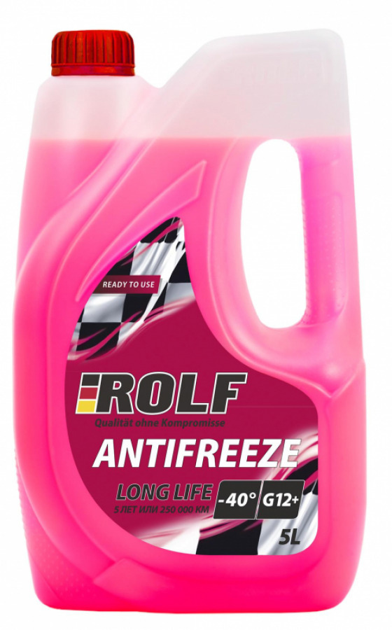 ROLF Antifreeze G12+ Red, 5X5L, артикул Mobil 70012