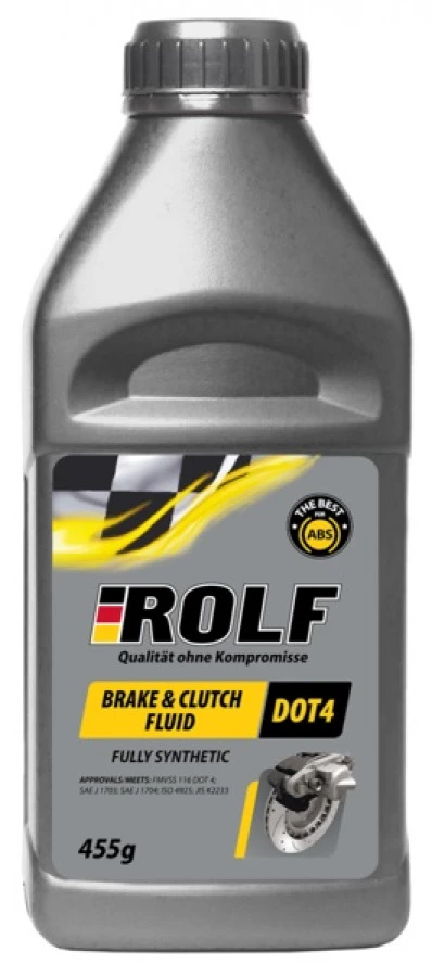 ROLF Break & Clutch Fluid DOT-4, 0,455KG, артикул Mobil 323132