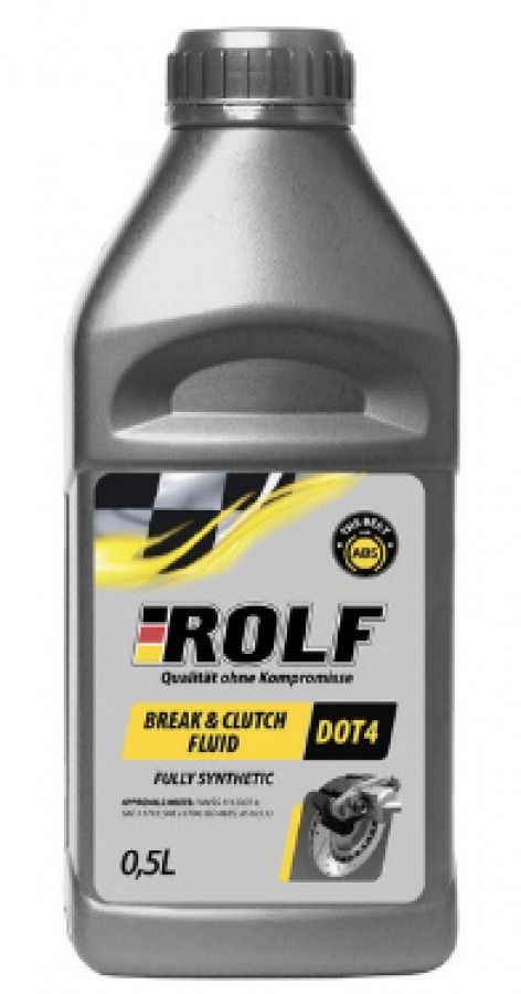 ROLF Break & Clutch Fluid DOT-4 0,5L, артикул Mobil 800761